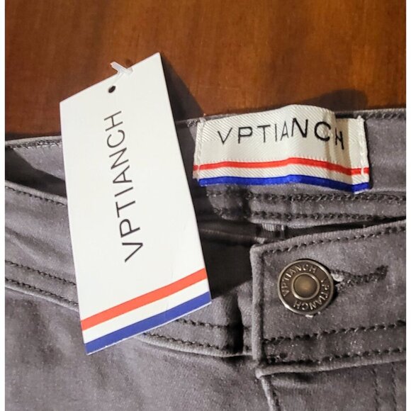 Vptianch Womens skinny Fit High-Waisted Grey Stretch Denim Jeans Womens Waist 23 - Picture 7 of 12